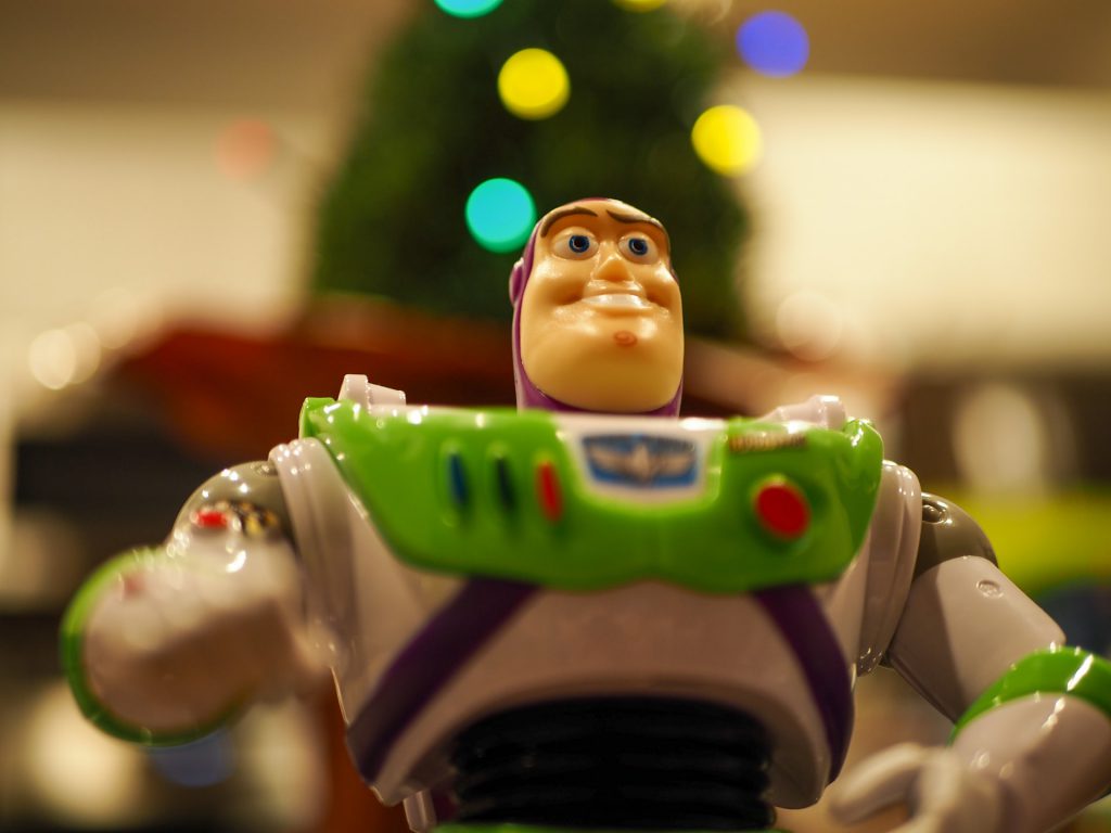 Buzz Lightyear under the Christmas Tree