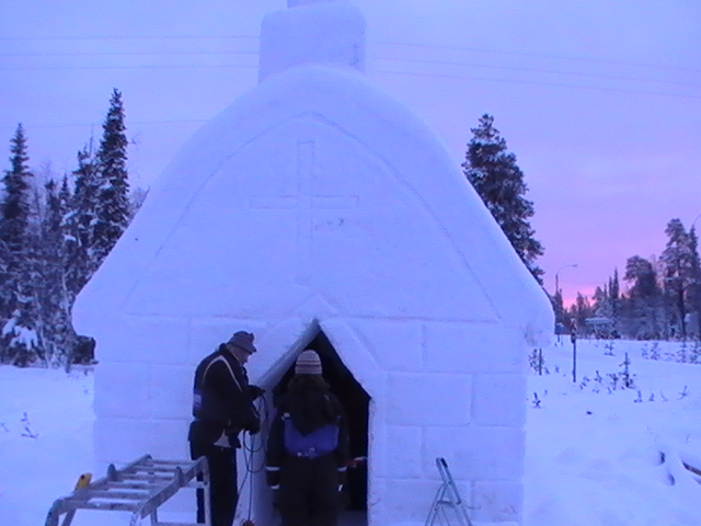 Snow church in Luosto