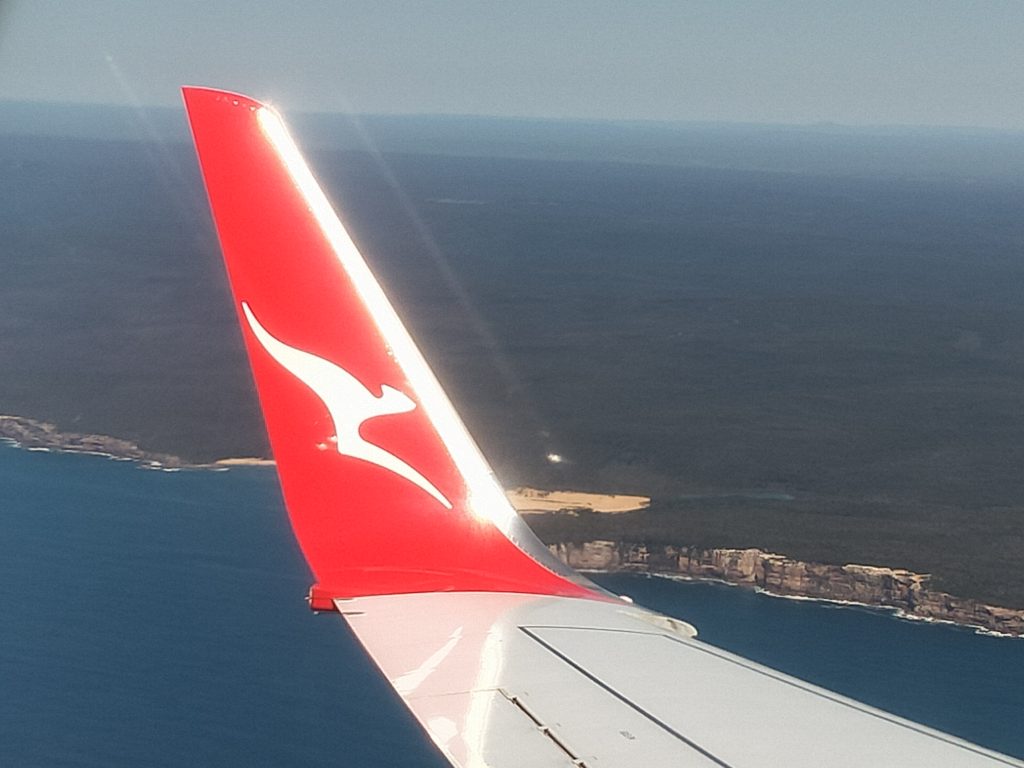 Flying Qantas to Sydney for a Christmas office party