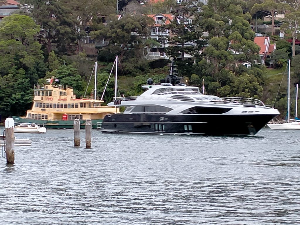 Super yacht Mosman Sydney Harbour